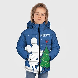 Куртка зимняя для мальчика Mickey Mouse, цвет: 3D-красный — фото 2