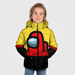 Куртка зимняя для мальчика AMONG US Амонг Ас, цвет: 3D-красный — фото 2