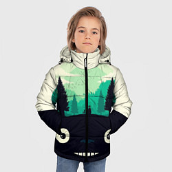 Куртка зимняя для мальчика ТОТОРО, цвет: 3D-черный — фото 2