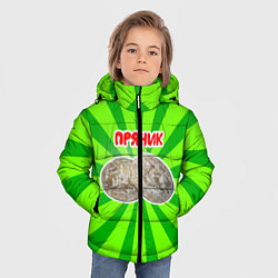 Куртка зимняя для мальчика Пряник, цвет: 3D-черный — фото 2
