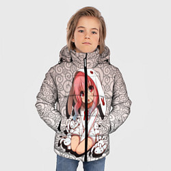 Куртка зимняя для мальчика Аниме Манга, цвет: 3D-черный — фото 2