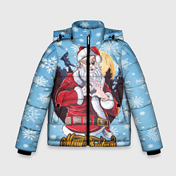 Куртка зимняя для мальчика Santa Love, цвет: 3D-светло-серый
