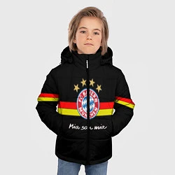 Куртка зимняя для мальчика Бавария, цвет: 3D-черный — фото 2