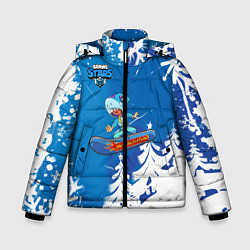 Куртка зимняя для мальчика Brawl Stars Snowboarding, цвет: 3D-черный