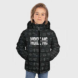 Куртка зимняя для мальчика Noize MC, цвет: 3D-черный — фото 2