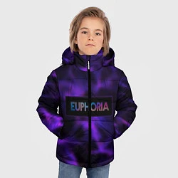 Куртка зимняя для мальчика Сериал Euphoria, цвет: 3D-светло-серый — фото 2