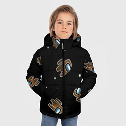 Куртка зимняя для мальчика Пряник among us, цвет: 3D-черный — фото 2
