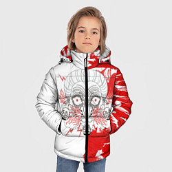 Куртка зимняя для мальчика Ведьма Юбаба, цвет: 3D-красный — фото 2