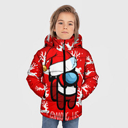 Куртка зимняя для мальчика Новый Год Среди Нас!, цвет: 3D-черный — фото 2