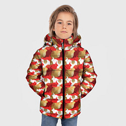 Куртка зимняя для мальчика Быки, цвет: 3D-черный — фото 2