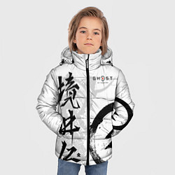 Куртка зимняя для мальчика Ghost of Tsushima, цвет: 3D-светло-серый — фото 2