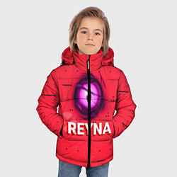 Куртка зимняя для мальчика Reyna, цвет: 3D-черный — фото 2