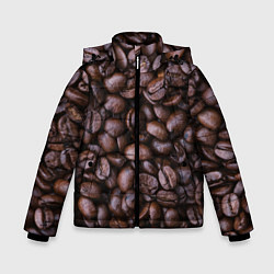 Зимняя куртка для мальчика Кофейные зёрна