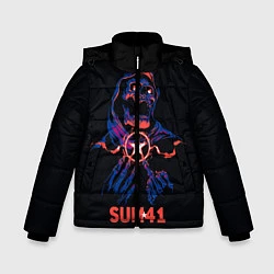 Куртка зимняя для мальчика Sum 41 череп, цвет: 3D-светло-серый