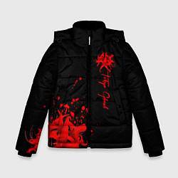 Куртка зимняя для мальчика Tokyo Ghoul, цвет: 3D-красный