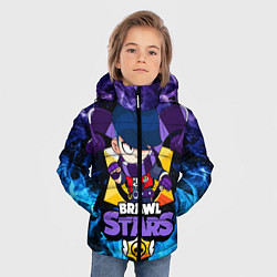 Куртка зимняя для мальчика BRAWL STARS EDGAR, цвет: 3D-красный — фото 2