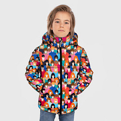 Куртка зимняя для мальчика Масочный Режим, цвет: 3D-черный — фото 2