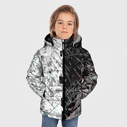 Куртка зимняя для мальчика The merger, цвет: 3D-черный — фото 2