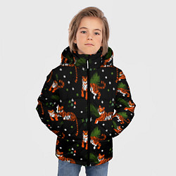 Куртка зимняя для мальчика Tigers, цвет: 3D-черный — фото 2