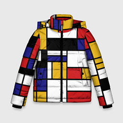 Зимняя куртка для мальчика Color blocking
