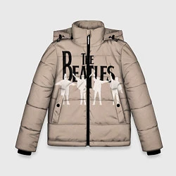 Куртка зимняя для мальчика The Beatles, цвет: 3D-светло-серый