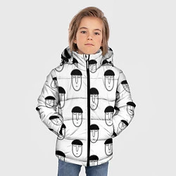 Куртка зимняя для мальчика Моб Психо 100, цвет: 3D-черный — фото 2