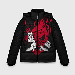 Куртка зимняя для мальчика Oni Demon, цвет: 3D-черный