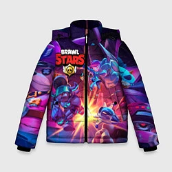 Куртка зимняя для мальчика StarrForce, цвет: 3D-черный