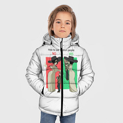 Куртка зимняя для мальчика Как Разговаривать с невысокими - Resident Evil 8, цвет: 3D-черный — фото 2