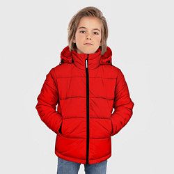 Куртка зимняя для мальчика КРАСНАЯ МАСКА, цвет: 3D-черный — фото 2