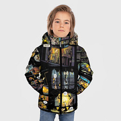 Куртка зимняя для мальчика LITTLE NIGHTMARES, цвет: 3D-черный — фото 2