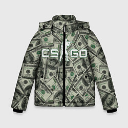 Куртка зимняя для мальчика CS:GO - Franklin Франклин, цвет: 3D-черный