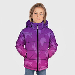 Куртка зимняя для мальчика Котятки, цвет: 3D-красный — фото 2