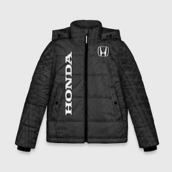 Куртка зимняя для мальчика Honda, цвет: 3D-черный