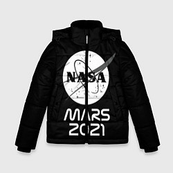 Куртка зимняя для мальчика NASA Perseverance, цвет: 3D-черный