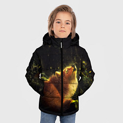 Куртка зимняя для мальчика Лисица, цвет: 3D-светло-серый — фото 2