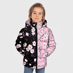 Куртка зимняя для мальчика САКУРА SAKURA ВИШНЯ, цвет: 3D-черный — фото 2