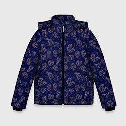 Куртка зимняя для мальчика Знаки Зодиака, цвет: 3D-черный