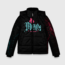 Куртка зимняя для мальчика Cyberpunk - Moxes, цвет: 3D-черный