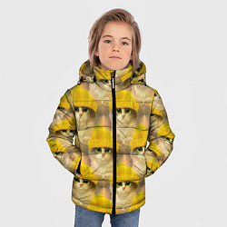 Куртка зимняя для мальчика Котята, цвет: 3D-красный — фото 2
