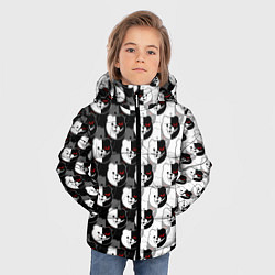 Куртка зимняя для мальчика MONOKUMA МОНОКУМА PATTERN, цвет: 3D-черный — фото 2