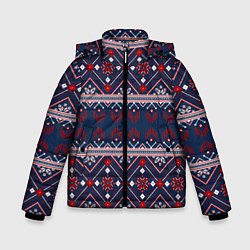 Зимняя куртка для мальчика Русские народные узоры