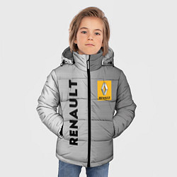 Куртка зимняя для мальчика Renault Сталь, цвет: 3D-черный — фото 2