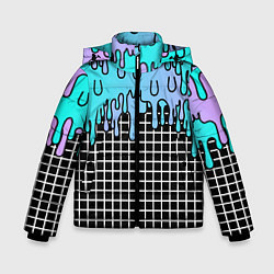 Куртка зимняя для мальчика Beach MIami, цвет: 3D-черный