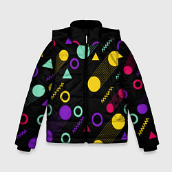 Зимняя куртка для мальчика Круги и Треугольники