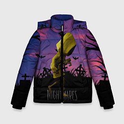 Куртка зимняя для мальчика Little Nightmares 2, цвет: 3D-светло-серый