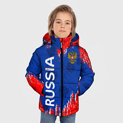 Куртка зимняя для мальчика RUSSIA, цвет: 3D-черный — фото 2