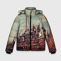 Куртка зимняя для мальчика Valheim викинги, цвет: 3D-черный