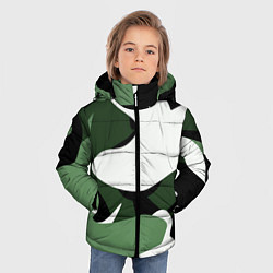 Куртка зимняя для мальчика Камуфляж, цвет: 3D-черный — фото 2
