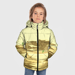 Куртка зимняя для мальчика Пустыня, цвет: 3D-черный — фото 2